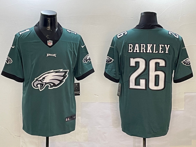 Men Philadelphia Eagles #26 Barkley green 2025 Nike NFL jersey style 3->philadelphia eagles->NFL Jersey